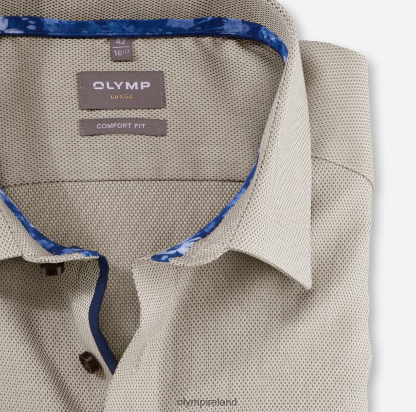 Clothing OLYMP Luxor Comfort Fit, Business Shirt, New Kent, Natural 24L8461479