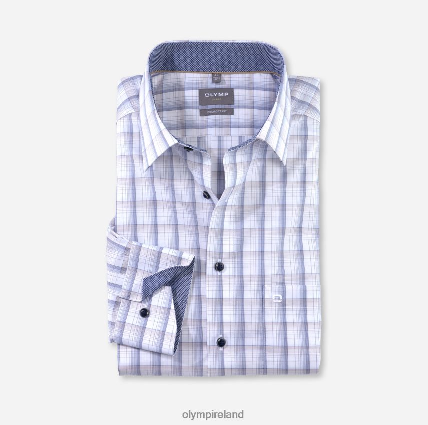 Clothing OLYMP Luxor Comfort Fit, Business Shirt, New Kent, Natural 24L8461486