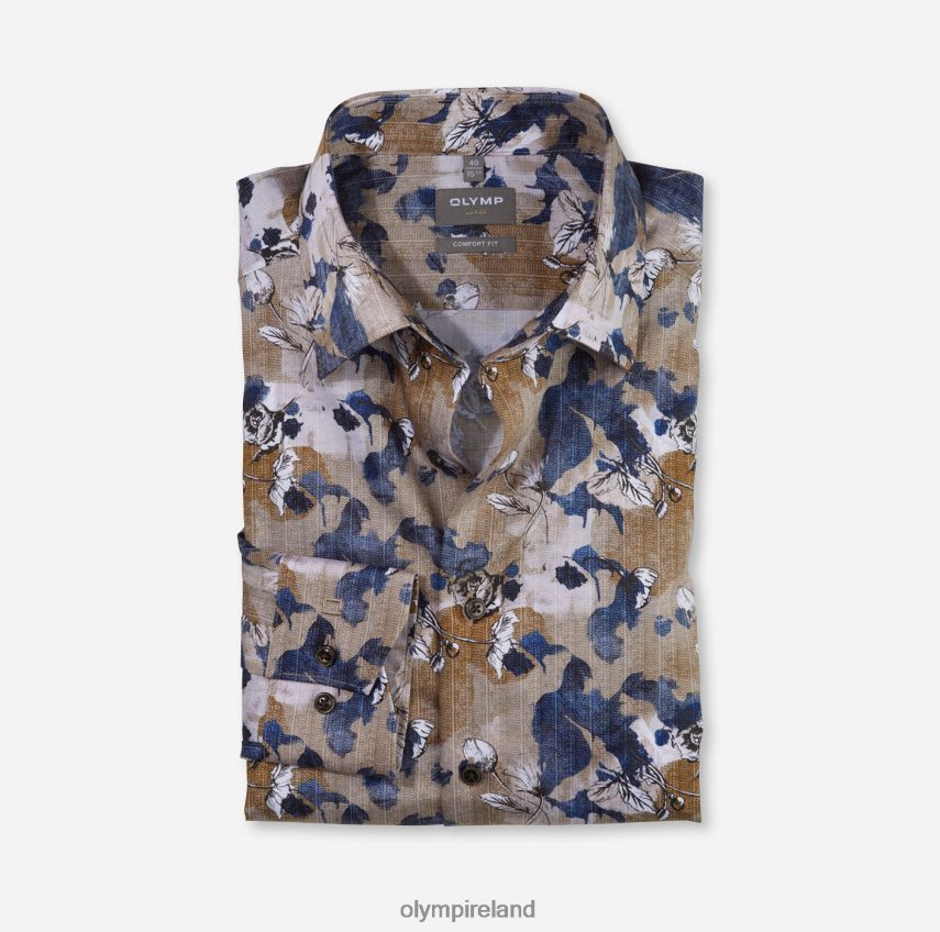 Clothing OLYMP Luxor Comfort Fit, Business Shirt, New Kent, Natural 24L8461570