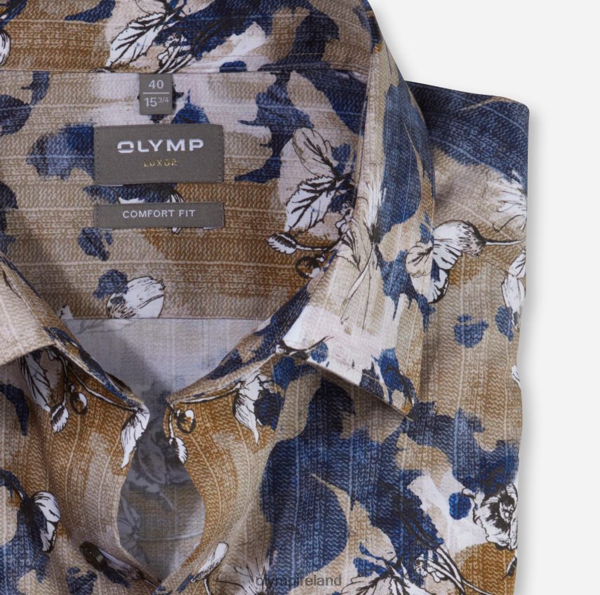 Clothing OLYMP Luxor Comfort Fit, Business Shirt, New Kent, Natural 24L8461570