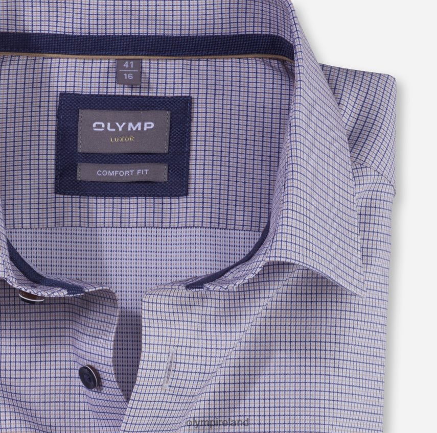 Clothing OLYMP Luxor Comfort Fit, Business Shirt, New Kent, Natural 24L8461581