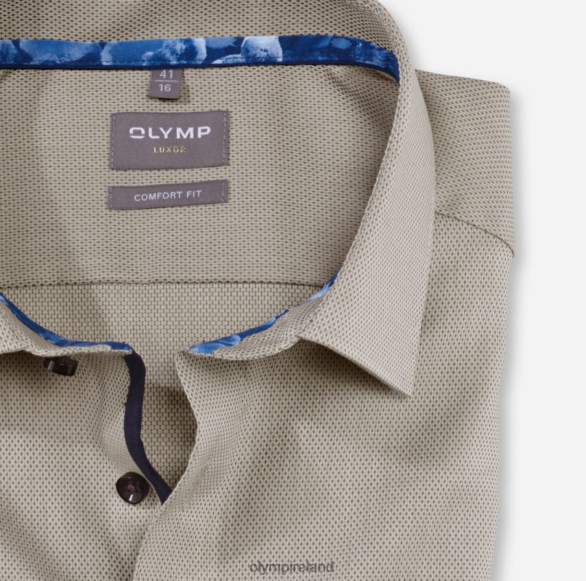 Clothing OLYMP Luxor Comfort Fit, Business Shirt, New Kent, Natural 24L8461588