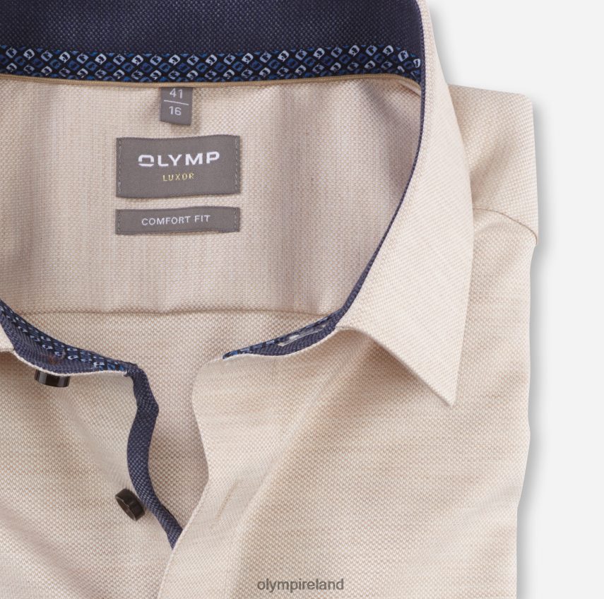 Clothing OLYMP Luxor Comfort Fit, Business Shirt, New Kent, Natural 24L8461610