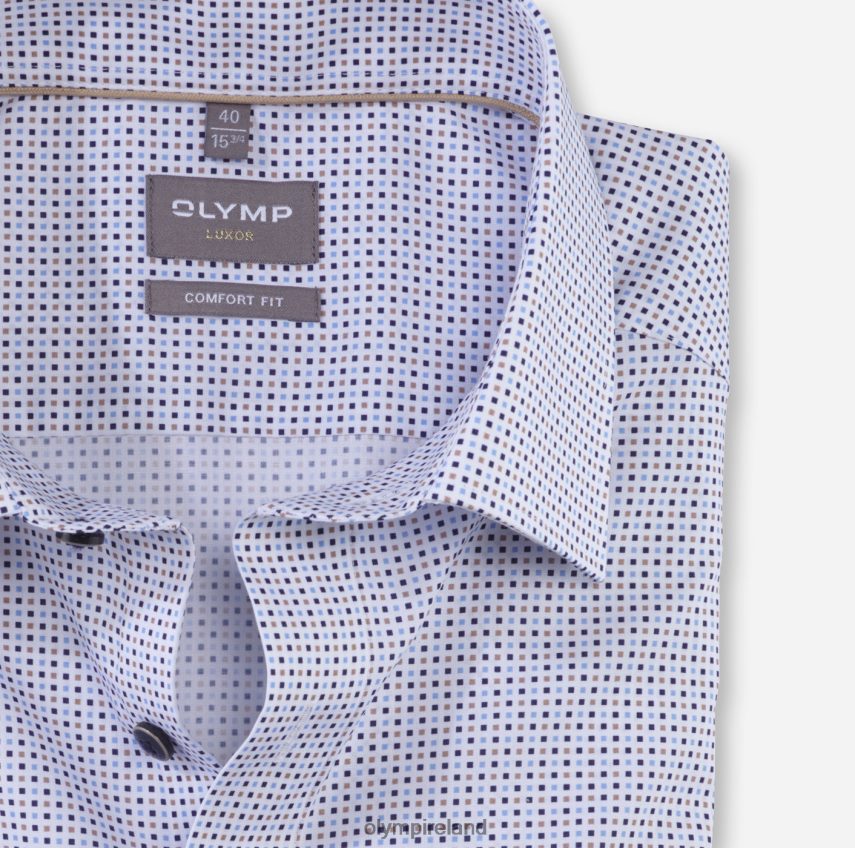 Clothing OLYMP Luxor Comfort Fit, Business Shirt, New Kent, Natural 24L8461645