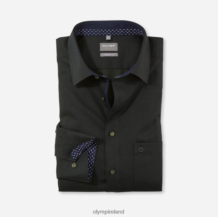 Clothing OLYMP Luxor Comfort Fit, Business Shirt, New Kent, Olive 24L8461612