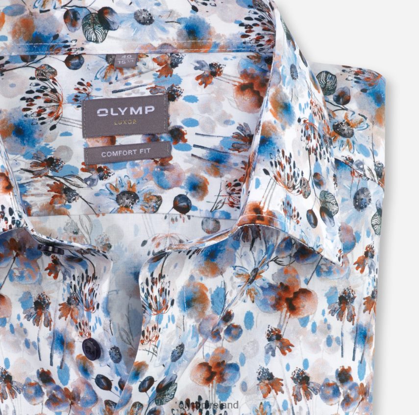 Clothing OLYMP Luxor Comfort Fit, Business Shirt, New Kent, Orange 24L8461491