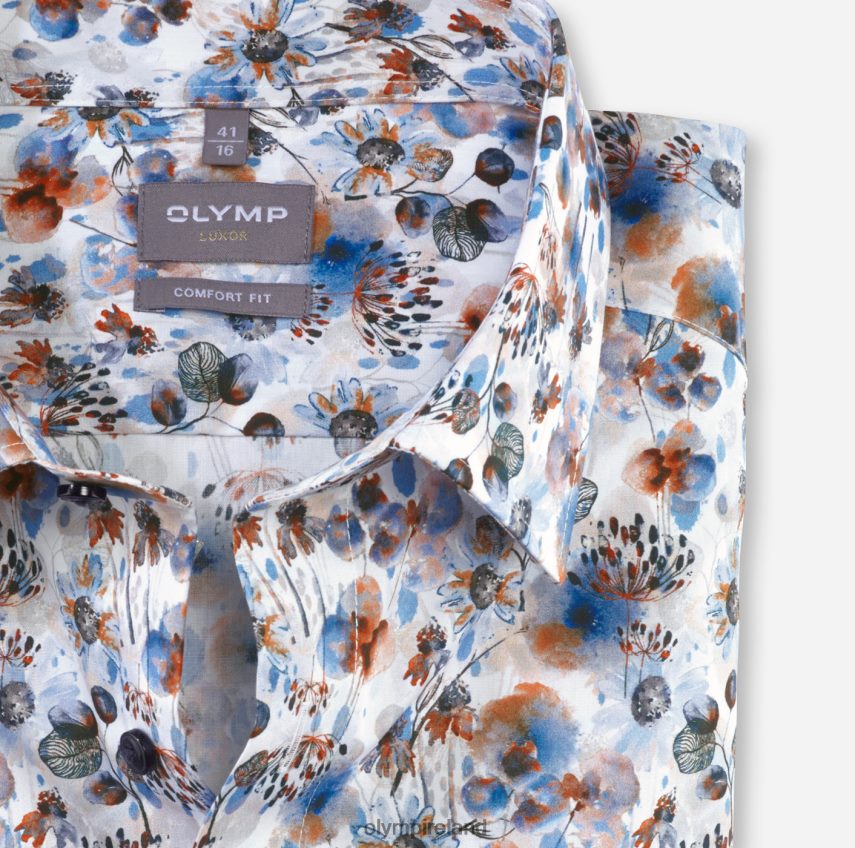 Clothing OLYMP Luxor Comfort Fit, Business Shirt, New Kent, Orange 24L8461602