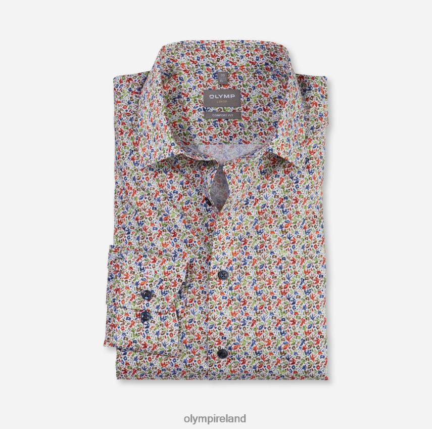 Clothing OLYMP Luxor Comfort Fit, Business Shirt, New Kent, Orange 24L8461692