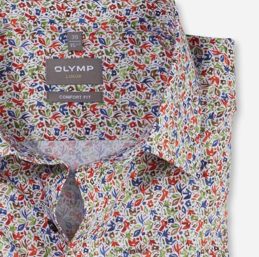 Clothing OLYMP Luxor Comfort Fit, Business Shirt, New Kent, Orange 24L8461692