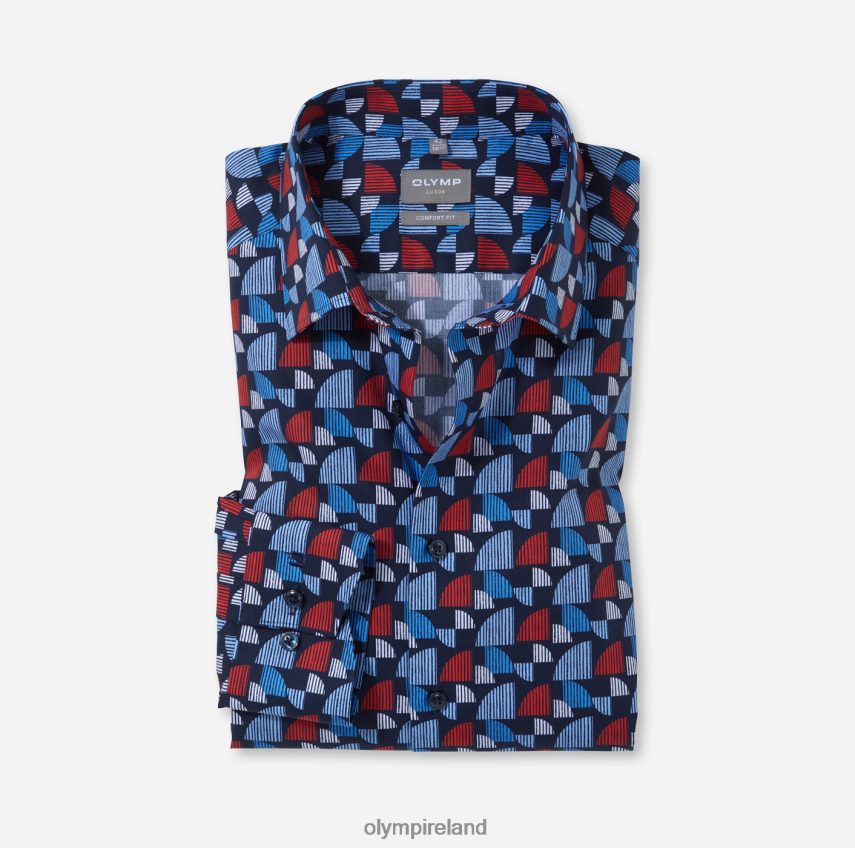 Clothing OLYMP Luxor Comfort Fit, Business Shirt, New Kent, Red 24L8461528