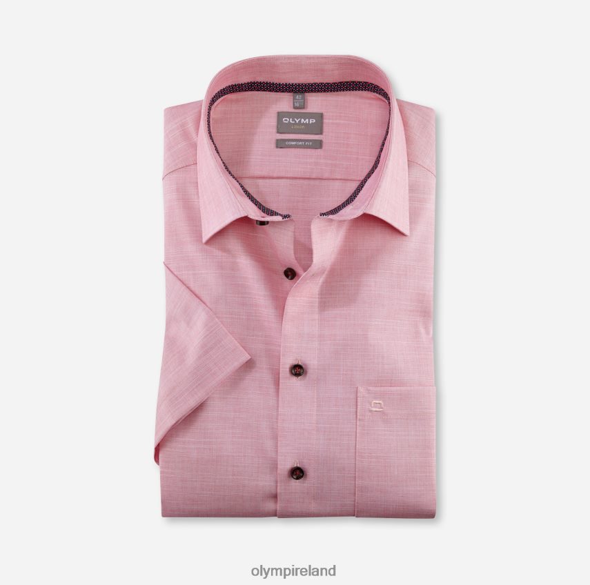 Clothing OLYMP Luxor Comfort Fit, Business Shirt, New Kent, Red 24L8461659