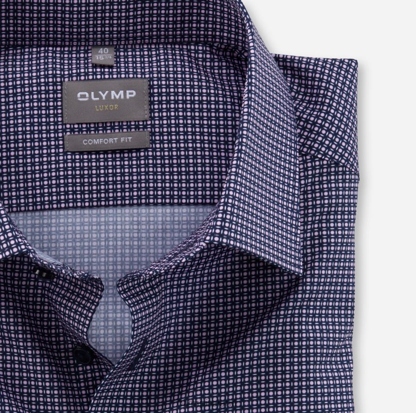 Clothing OLYMP Luxor Comfort Fit, Business Shirt, New Kent, Rose 24L8461565