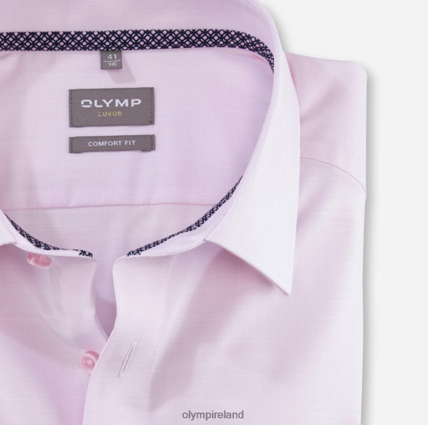 Clothing OLYMP Luxor Comfort Fit, Business Shirt, New Kent, Rose 24L8461594