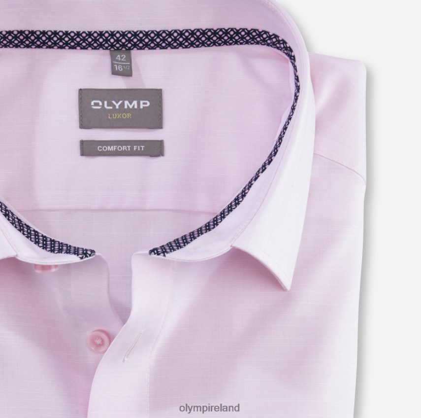 Clothing OLYMP Luxor Comfort Fit, Business Shirt, New Kent, Rose 24L8461648