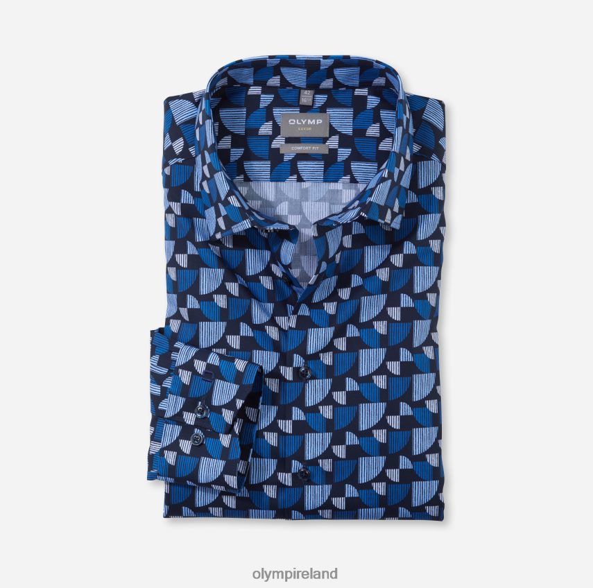 Clothing OLYMP Luxor Comfort Fit, Business Shirt, New Kent, Royal 24L8461522