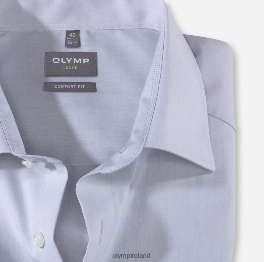 Clothing OLYMP Luxor Comfort Fit, Business Shirt, New Kent, Silver Grey 24L8461680
