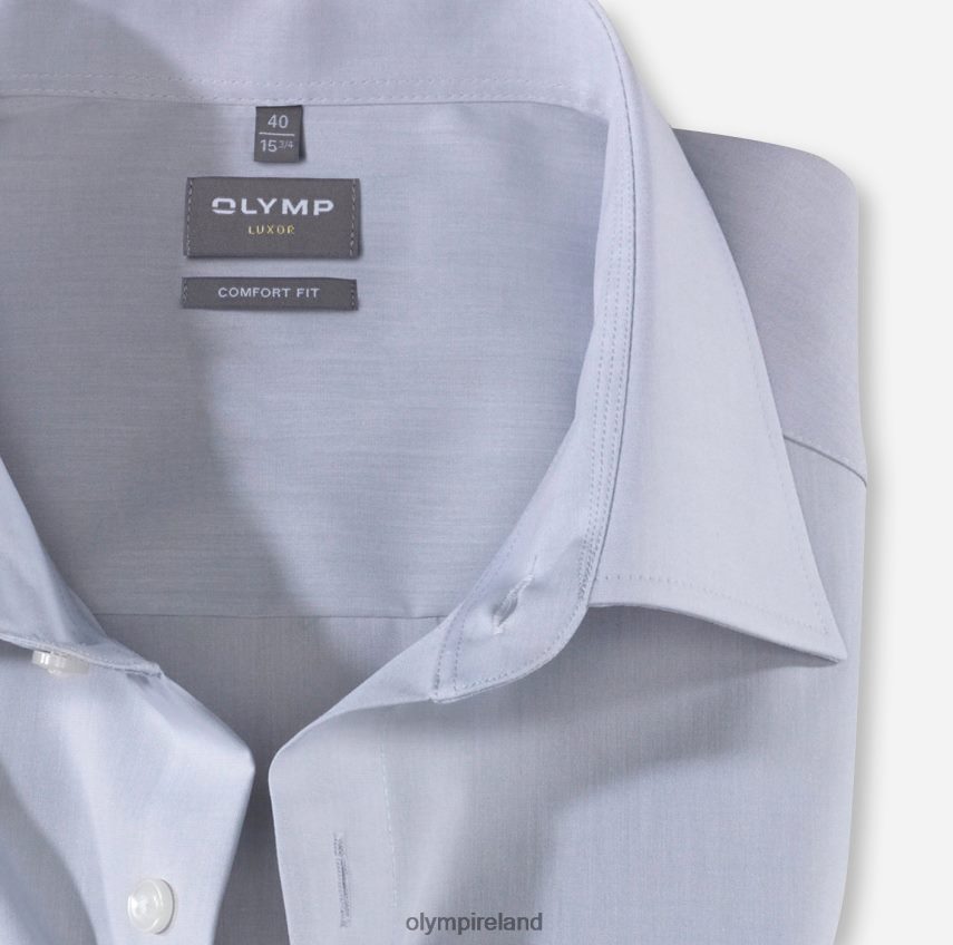 Clothing OLYMP Luxor Comfort Fit, Business Shirt, New Kent, Silver Grey 24L8461681