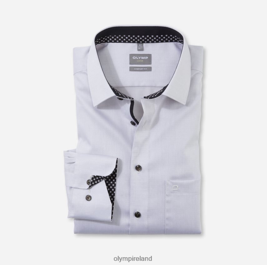 Clothing OLYMP Luxor Comfort Fit, Business Shirt, New Kent, Taupe 24L8461524