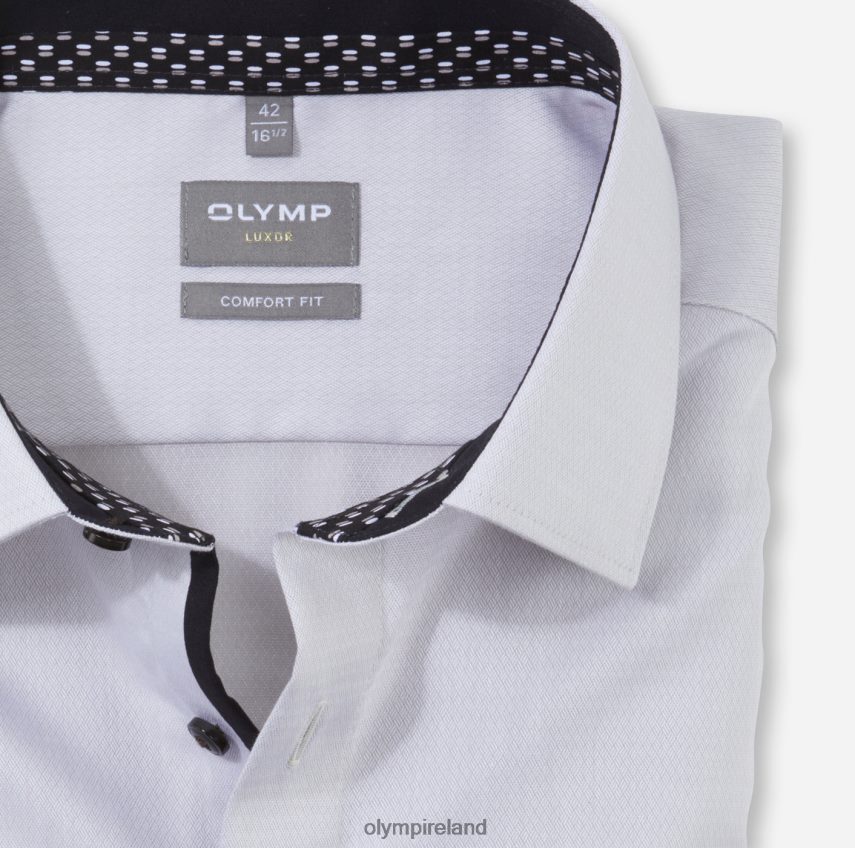 Clothing OLYMP Luxor Comfort Fit, Business Shirt, New Kent, Taupe 24L8461524