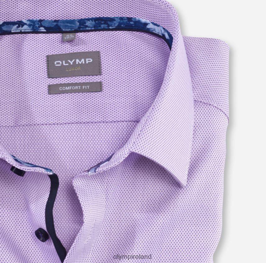 Clothing OLYMP Luxor Comfort Fit, Business Shirt, New Kent, Violet 24L8461654