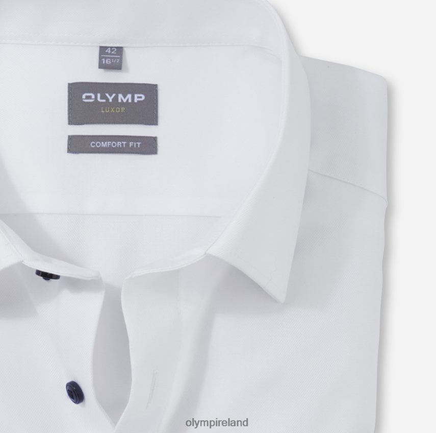 Clothing OLYMP Luxor Comfort Fit, Business Shirt, New Kent, White 24L8461517