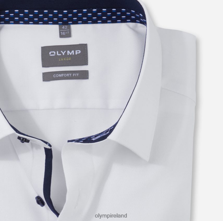 Clothing OLYMP Luxor Comfort Fit, Business Shirt, New Kent, White 24L8461600