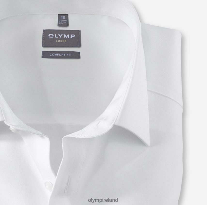 Clothing OLYMP Luxor Comfort Fit, Business Shirt, New Kent, White 24L8461677