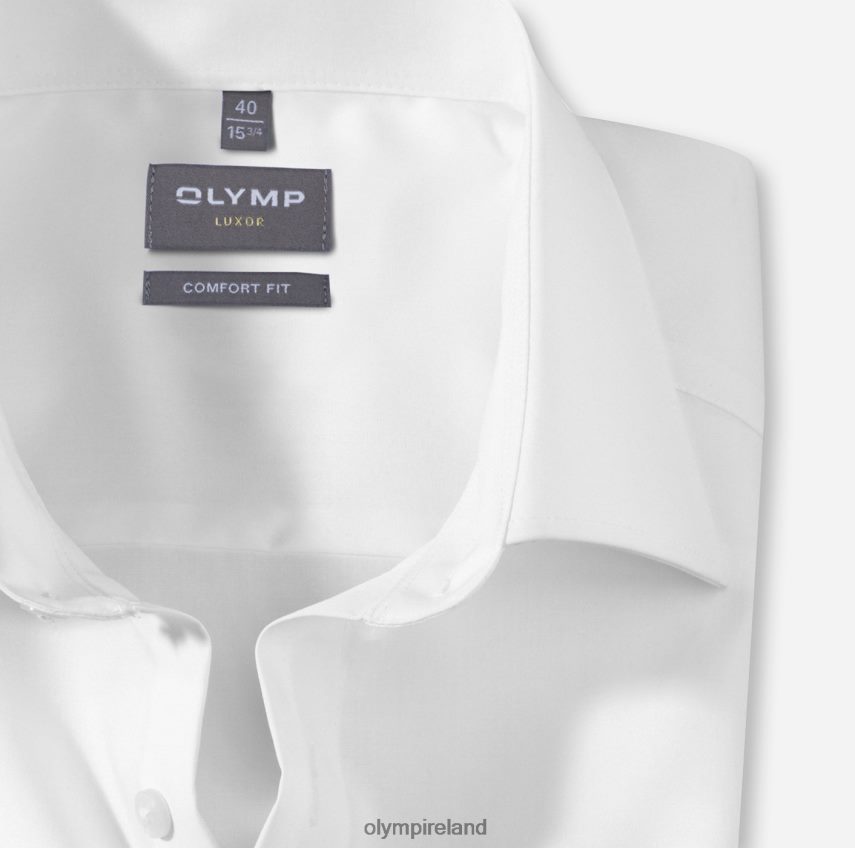 Clothing OLYMP Luxor Comfort Fit, Business Shirt, New Kent, White 24L8461691