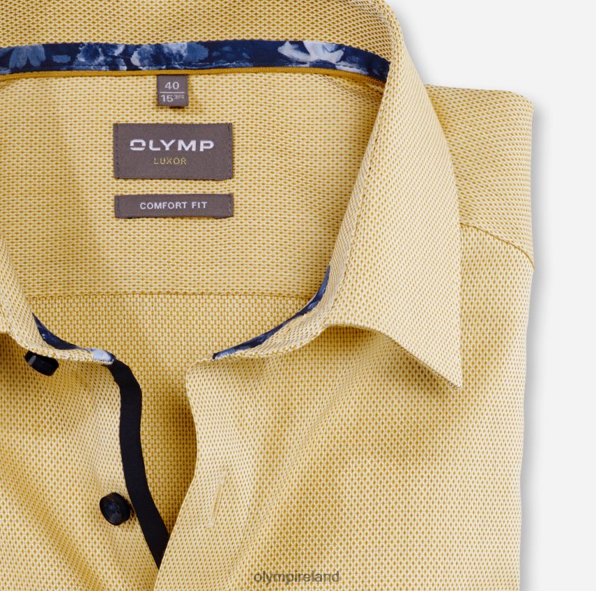 Clothing OLYMP Luxor Comfort Fit, Business Shirt, New Kent, Yellow 24L8461557