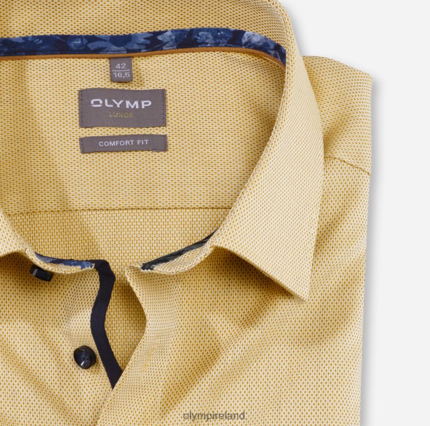 Clothing OLYMP Luxor Comfort Fit, Business Shirt, New Kent, Yellow 24L8461566