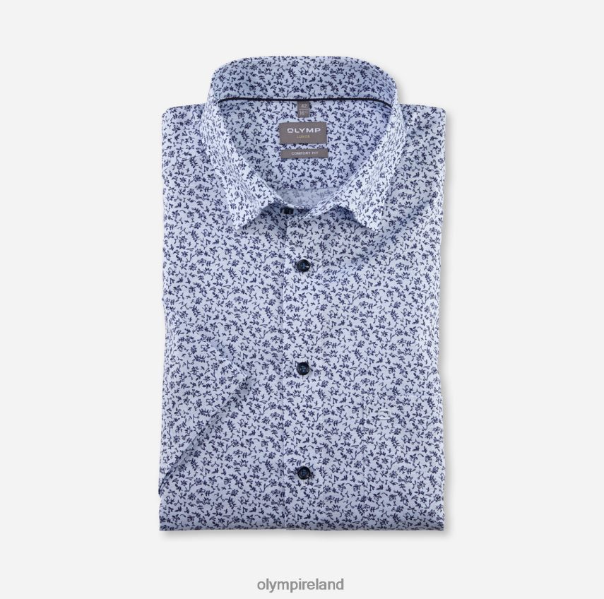 Clothing OLYMP Luxor Comfort Fit, Business Shirt, Under Button-Down, Bleu 24L8461590
