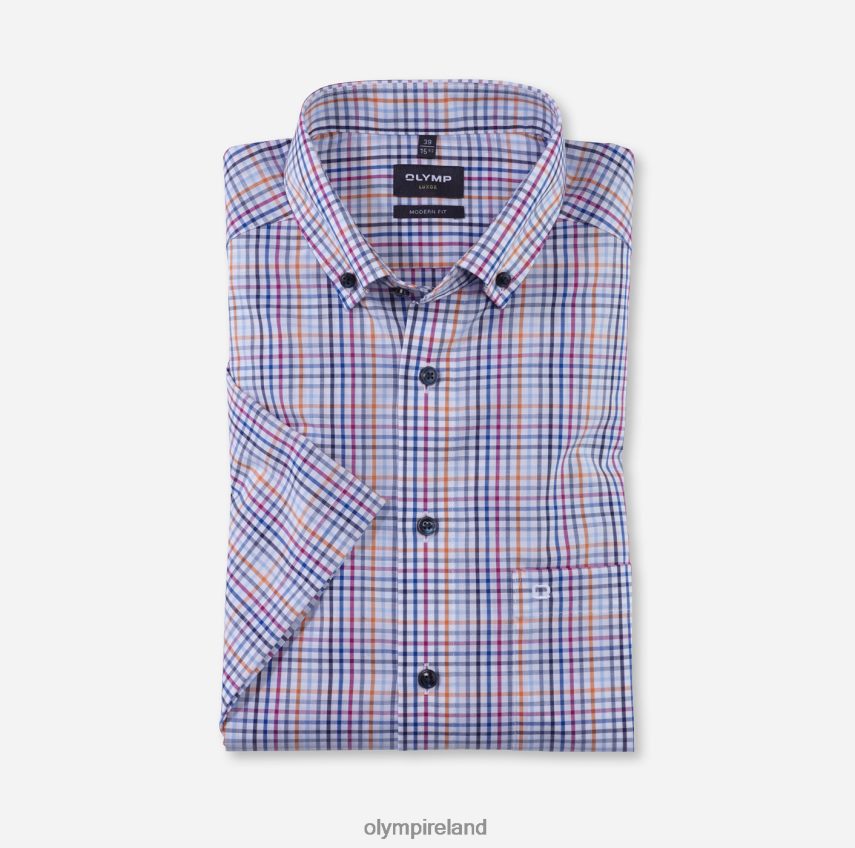 Clothing OLYMP Luxor Modern Fit, Business Shirt, Button-Down, Orange 24L8461213