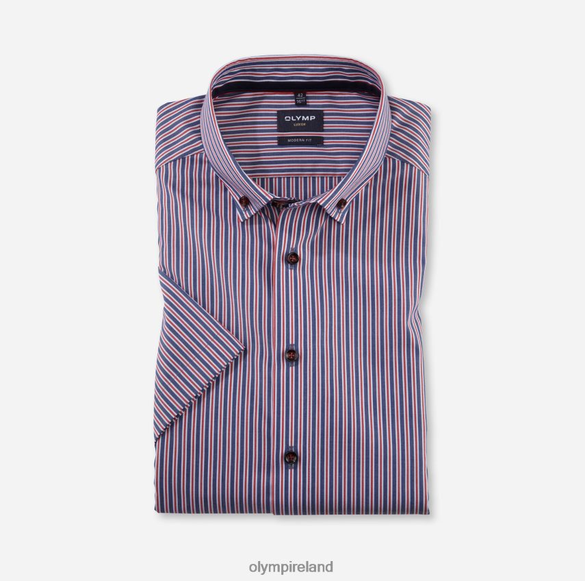 Clothing OLYMP Luxor Modern Fit, Business Shirt, Button-Down, Red 24L8461183