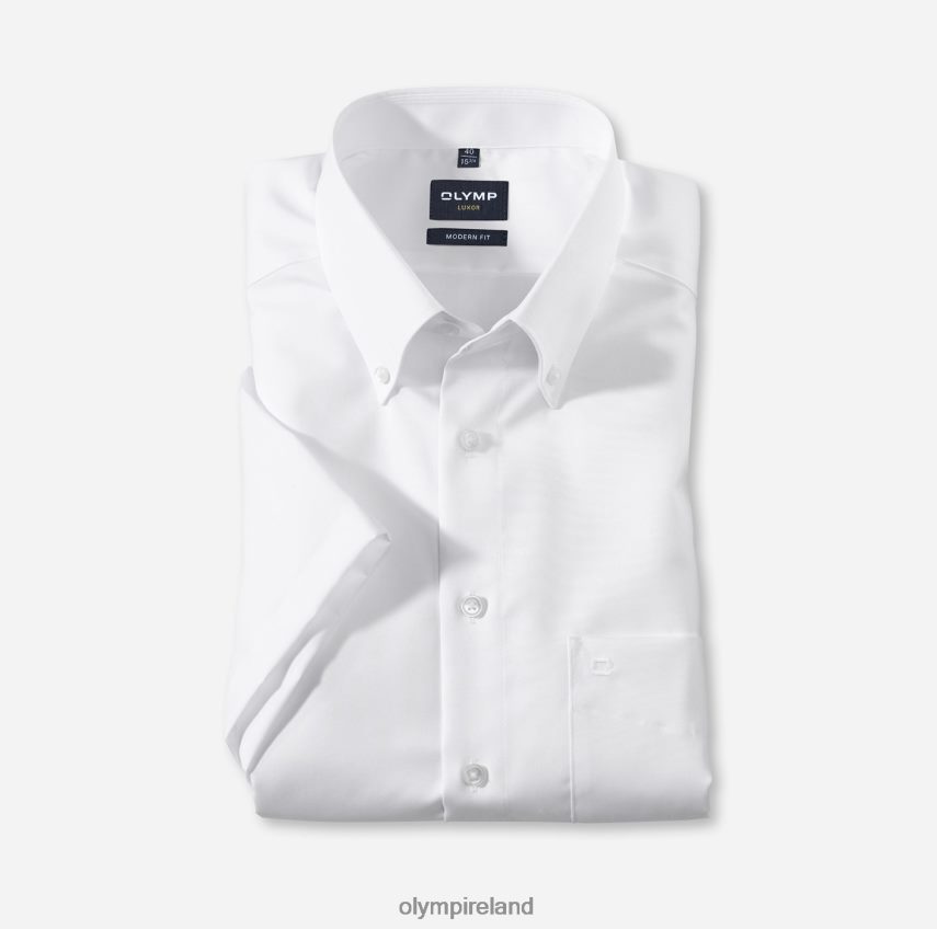 Clothing OLYMP Luxor Modern Fit, Business Shirt, Button-Down, White 24L8461379