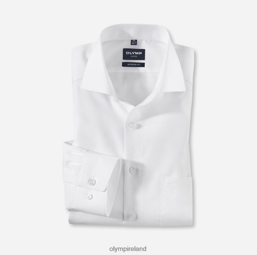 Clothing OLYMP Luxor Modern Fit, Business Shirt, Cutaway Classic, White 24L8461386