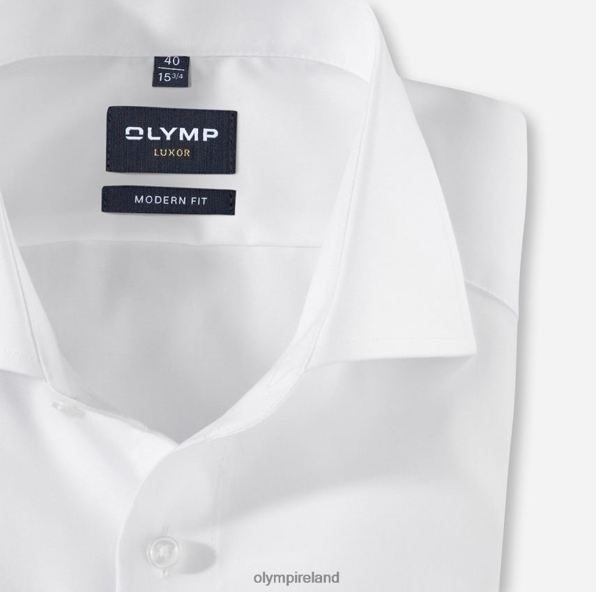 Clothing OLYMP Luxor Modern Fit, Business Shirt, Cutaway Classic, White 24L8461386