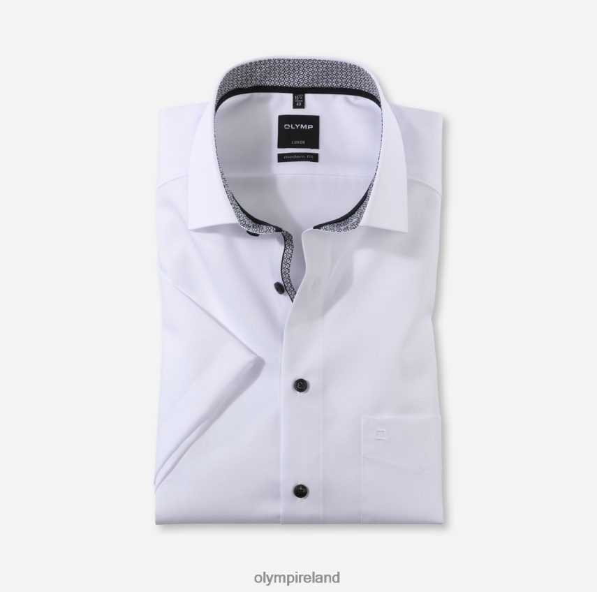 Clothing OLYMP Luxor Modern Fit, Business Shirt, Global Kent, Anthracite 24L8461083