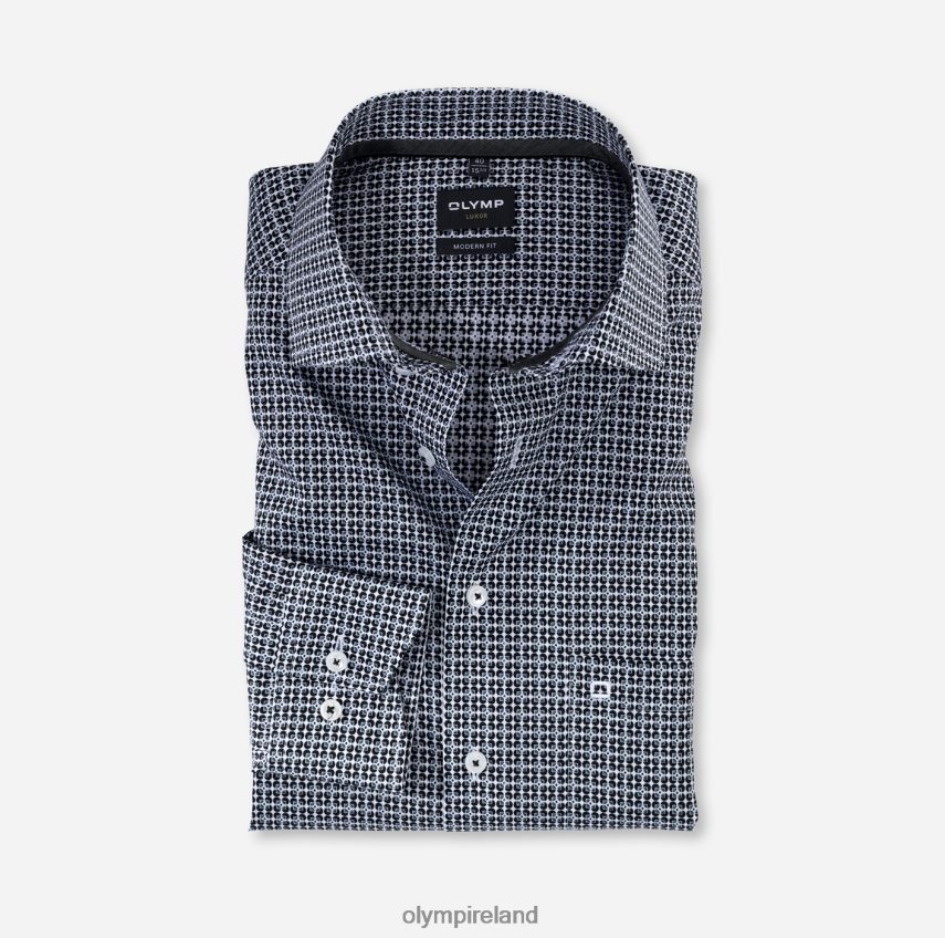 Clothing OLYMP Luxor Modern Fit, Business Shirt, Global Kent, Black 24L8461365