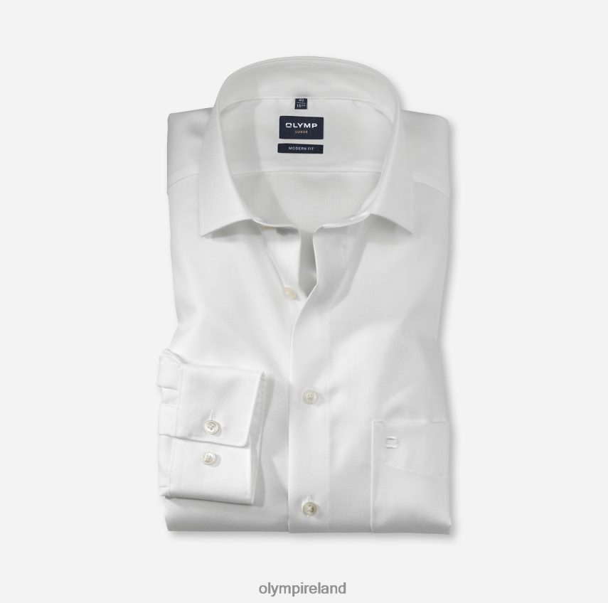 Clothing OLYMP Luxor Modern Fit, Business Shirt, Global Kent, Light Beige 24L8461048