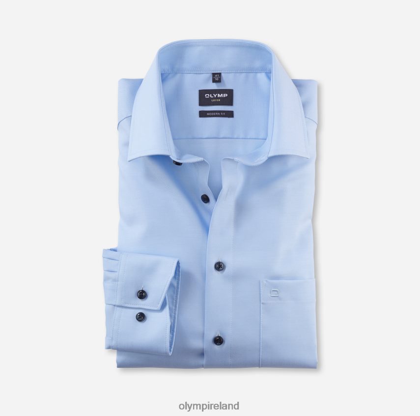 Clothing OLYMP Luxor Modern Fit, Business Shirt, Global Kent, Light Blue 24L846958