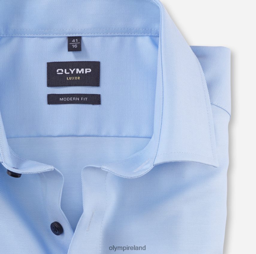 Clothing OLYMP Luxor Modern Fit, Business Shirt, Global Kent, Light Blue 24L846958