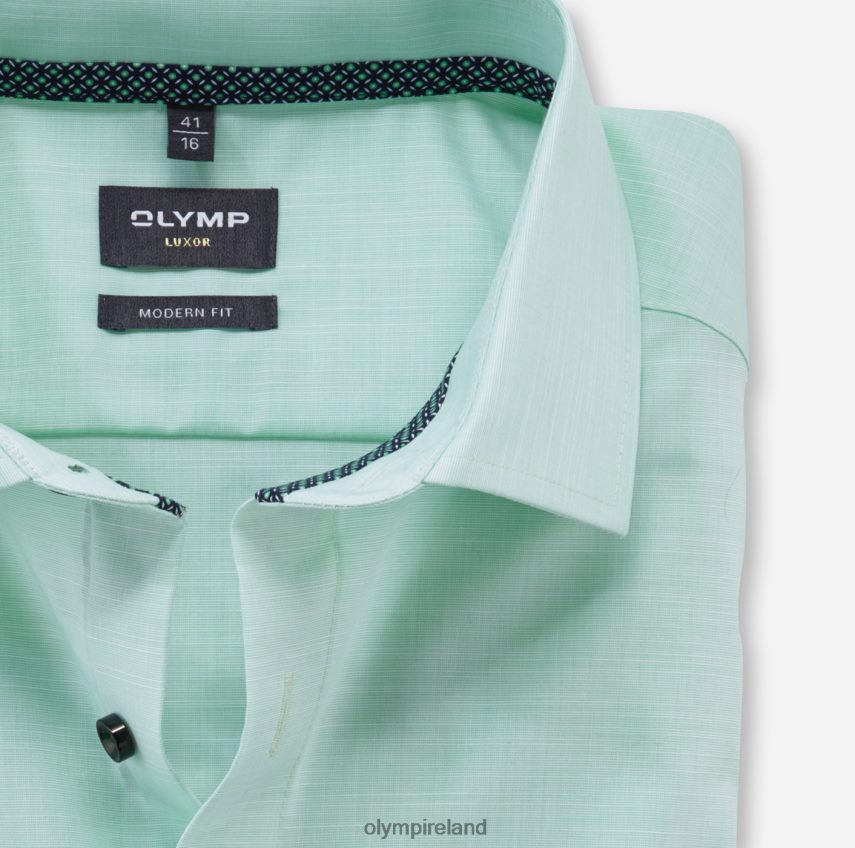 Clothing OLYMP Luxor Modern Fit, Business Shirt, Global Kent, Light Green 24L8461201