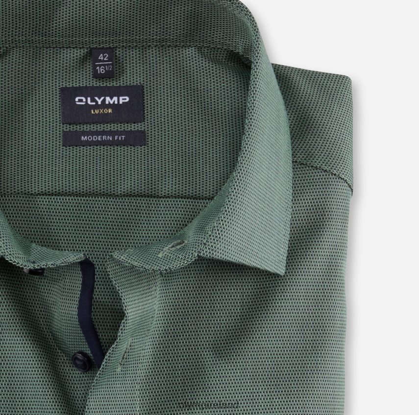 Clothing OLYMP Luxor Modern Fit, Business Shirt, Global Kent, Light Green 24L8461248