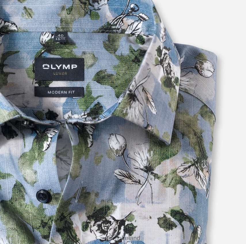 Clothing OLYMP Luxor Modern Fit, Business Shirt, Global Kent, Lime 24L846916