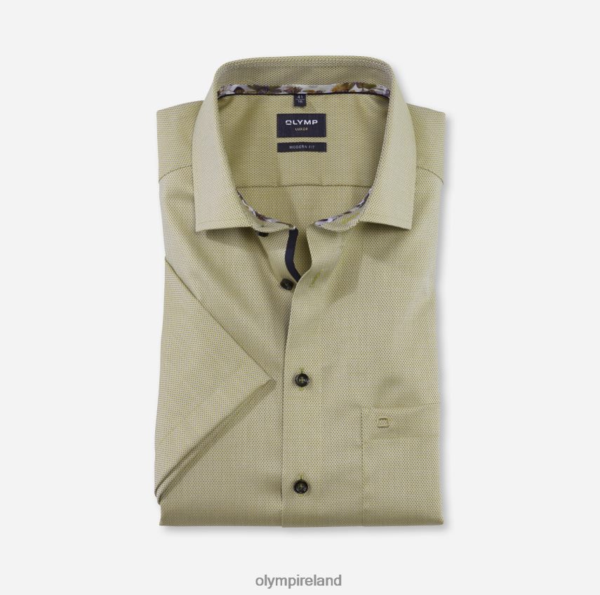 Clothing OLYMP Luxor Modern Fit, Business Shirt, Global Kent, Lime 24L846990