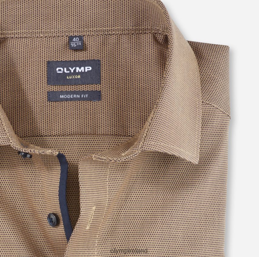 Clothing OLYMP Luxor Modern Fit, Business Shirt, Global Kent, Mandarin 24L8461232