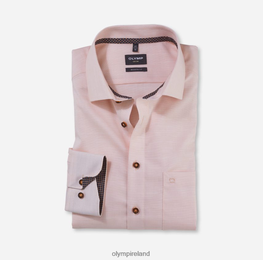 Clothing OLYMP Luxor Modern Fit, Business Shirt, Global Kent, Mandarin 24L8461313