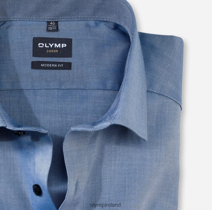 Clothing OLYMP Luxor Modern Fit, Business Shirt, Global Kent, Marine 24L8461038
