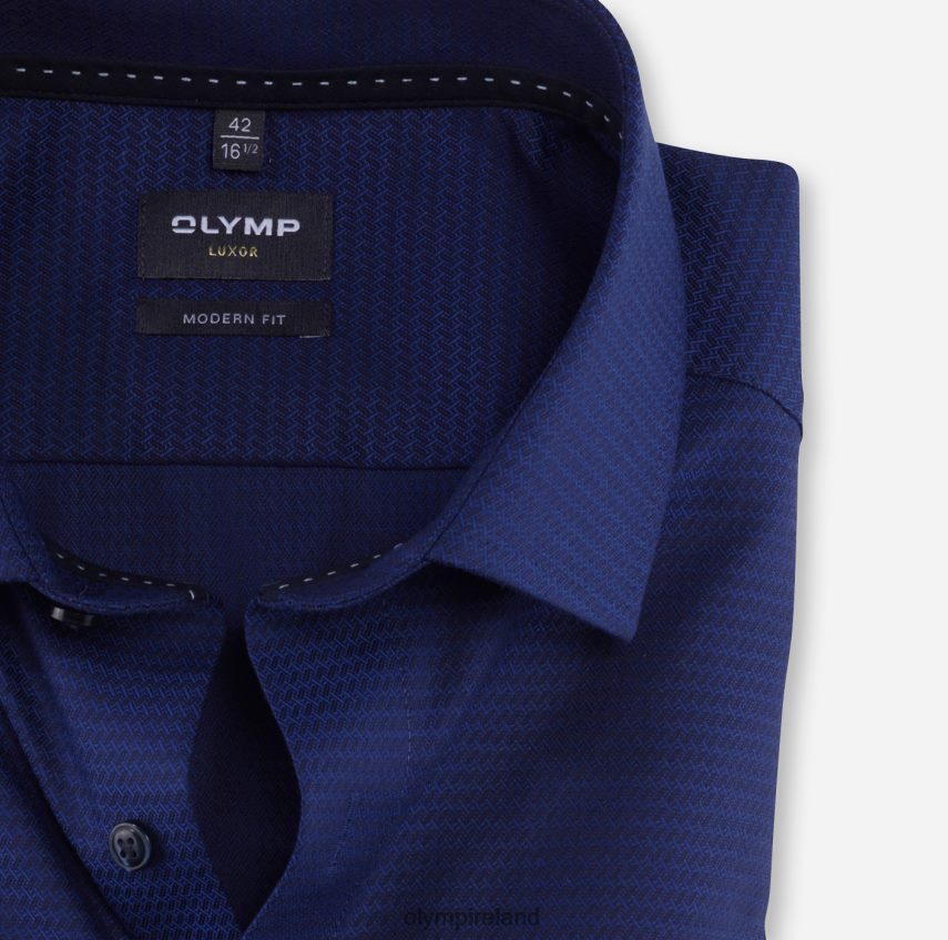 Clothing OLYMP Luxor Modern Fit, Business Shirt, Global Kent, Marine 24L846935