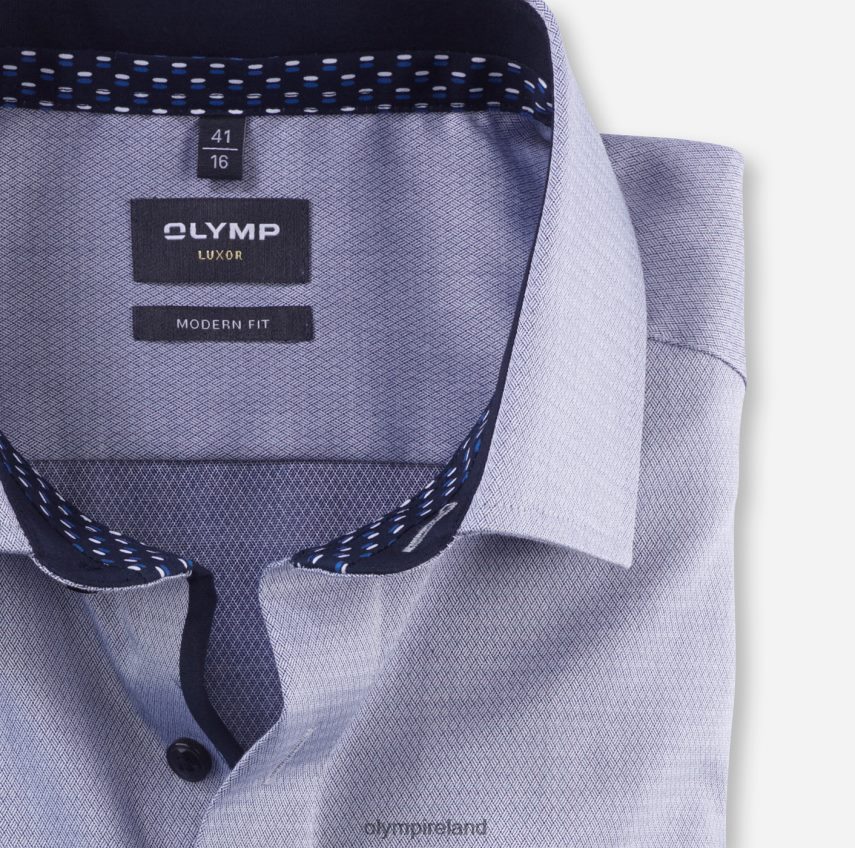 Clothing OLYMP Luxor Modern Fit, Business Shirt, Global Kent, Marine 24L846969